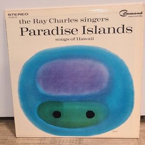 Vtg 1962 The Ray Charles Singers Paradise Islands Vinyl Record 🌺